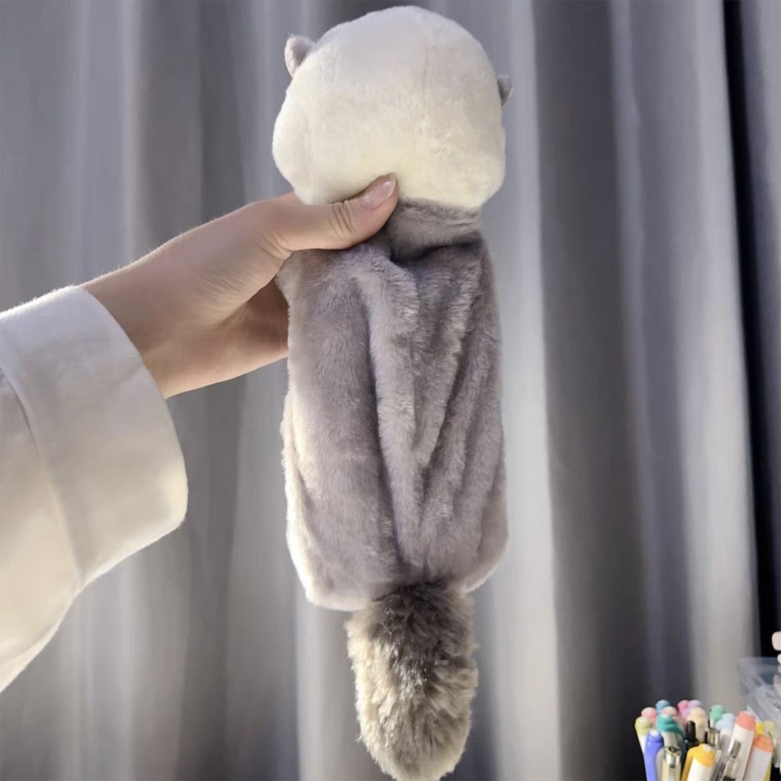Creative Plush Toy Pencil Case - Stationery Supply incelemesi ve fiyatı