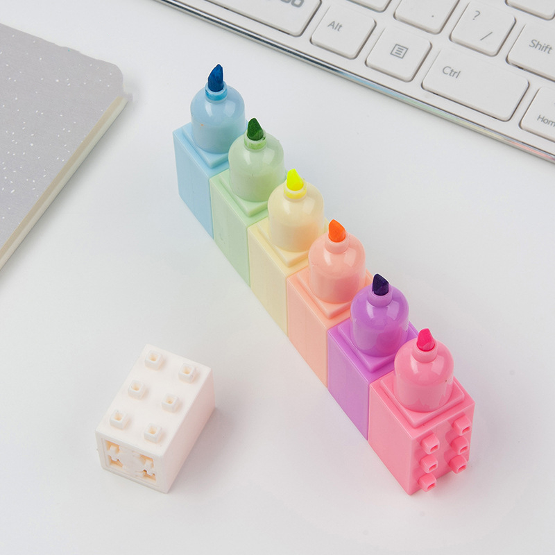 6pcs Pastel Color Body Buildin - Highlighter Set Pastel incelemesi ve fiyatı