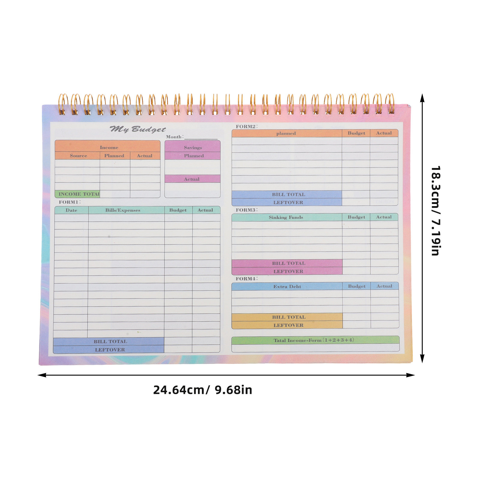 B5 Daily Weekly Financial Ledg - Planner Weekly Budget incelemesi ve fiyatı