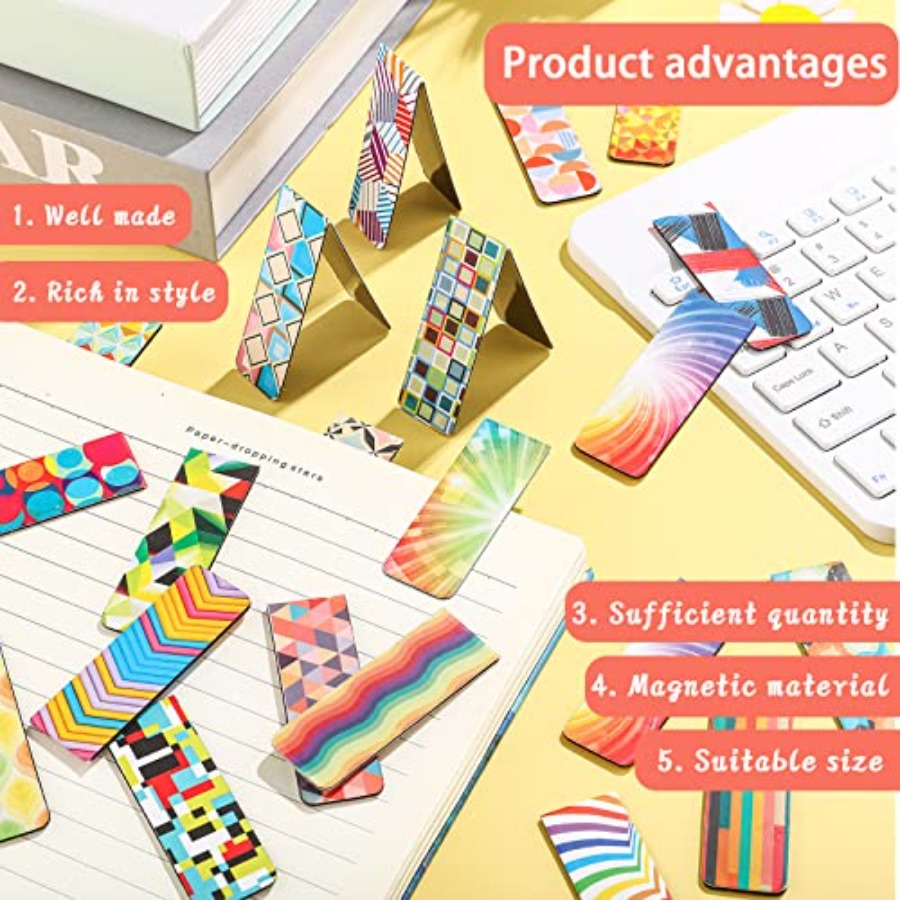 80 Pcs Optical Magnetic Bookma - Bookmark Magnetic Clip incelemesi ve fiyatı
