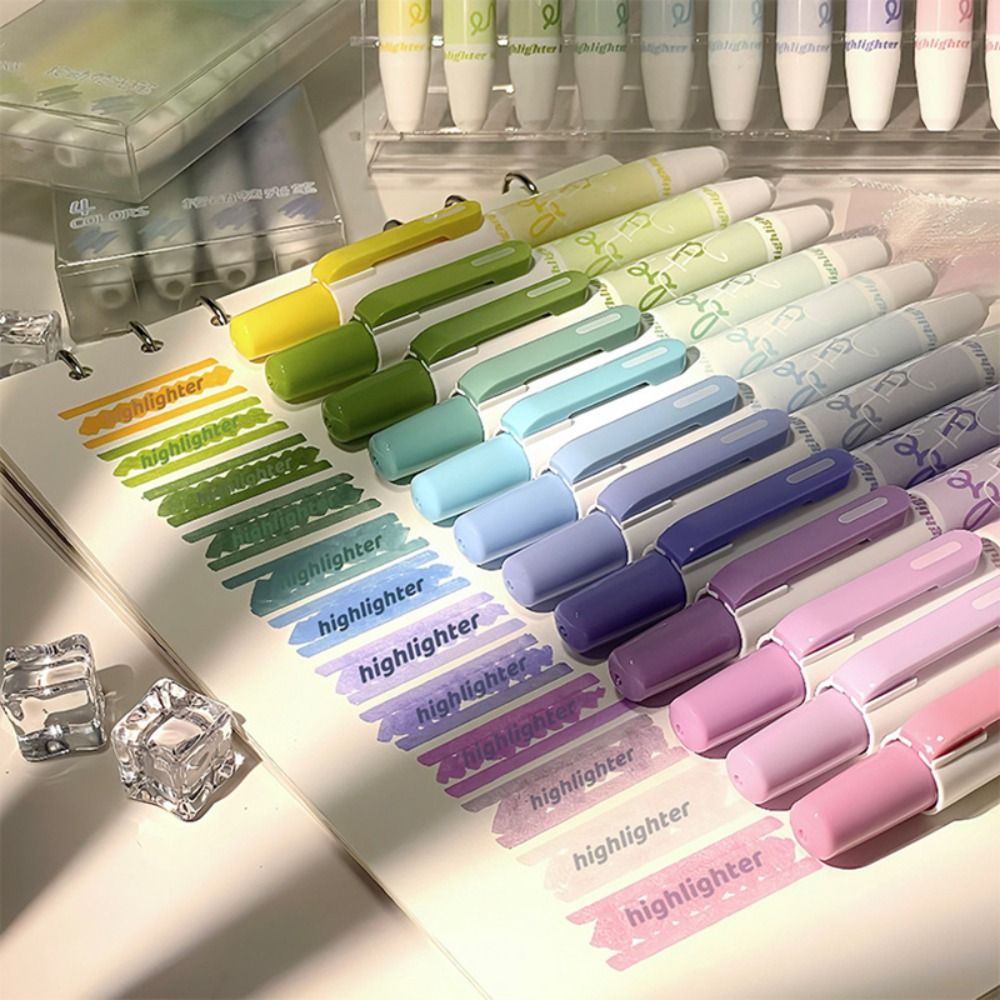 4pcs New Gradient Color Highli - Highlighter Set Pastel incelemesi ve fiyatı