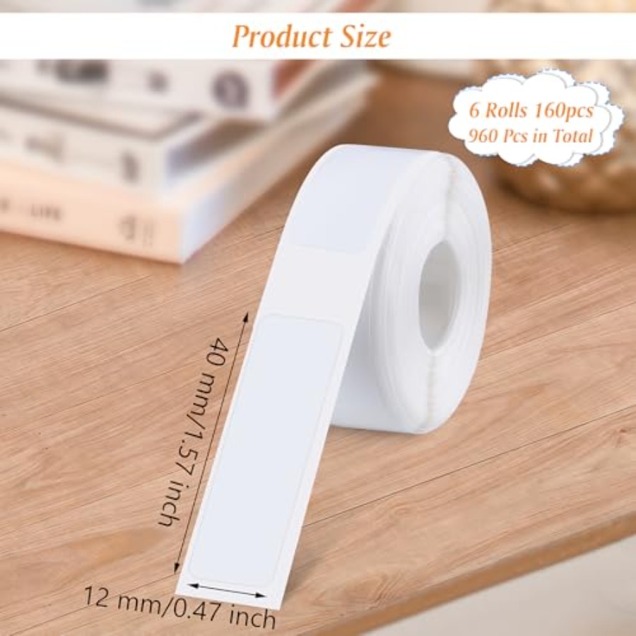 6 Rolls Label Maker Tapes for  - Label Printer Tape incelemesi ve fiyatı