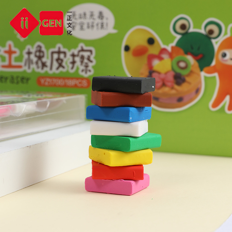 8 PCS/Lot High Quality Candy C - Rubber Eraser Kneaded incelemesi ve fiyatı