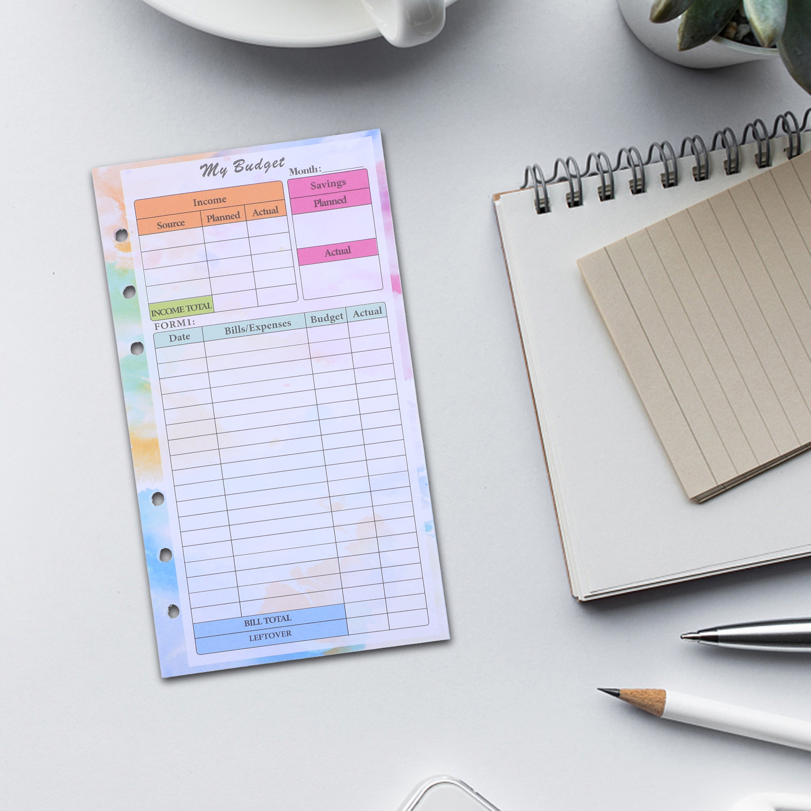 14 Sheets A6 Budget Planner Re - Planner Weekly Budget incelemesi ve fiyatı