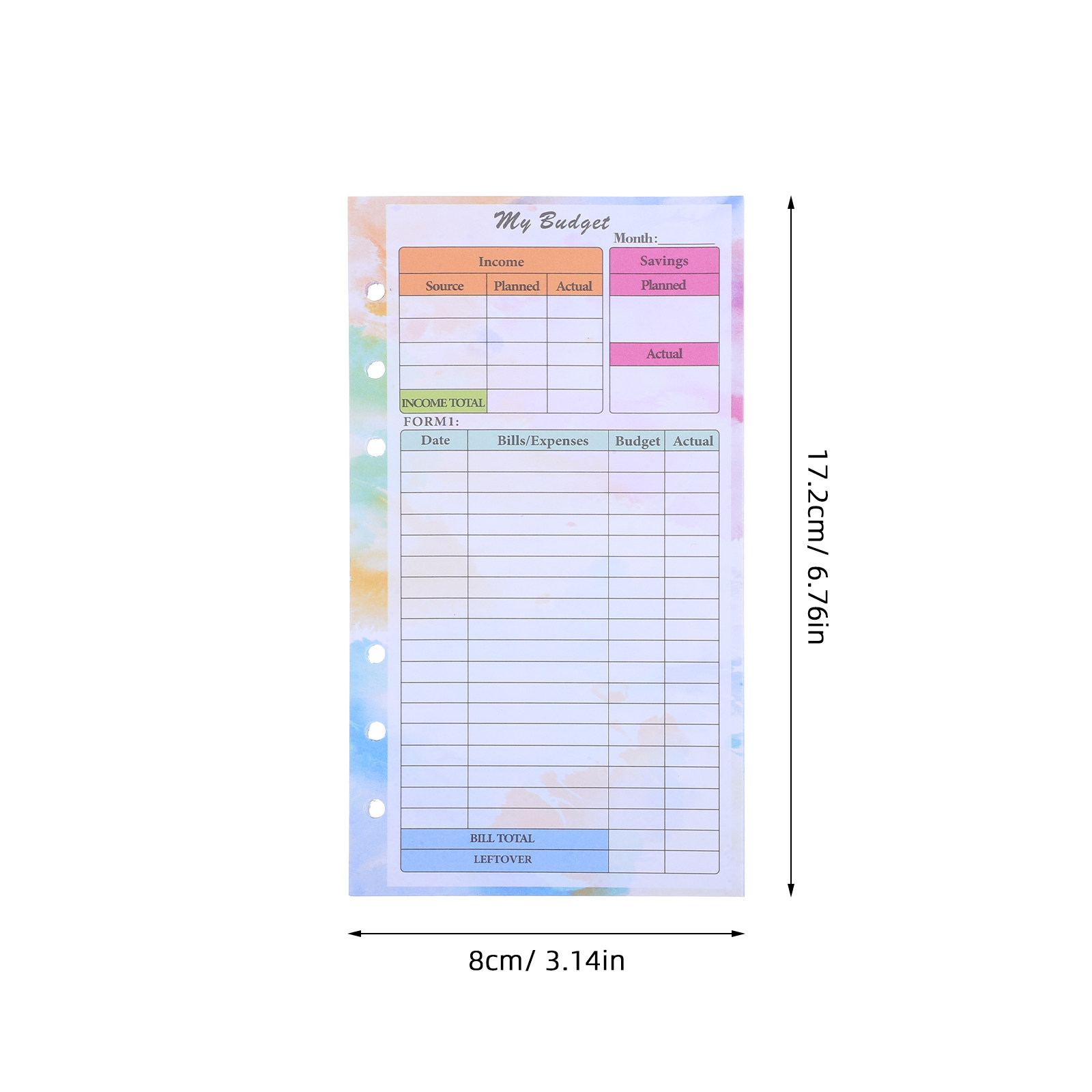 14 Sheets A6 Budget Planner Re - Planner Weekly Budget incelemesi ve fiyatı