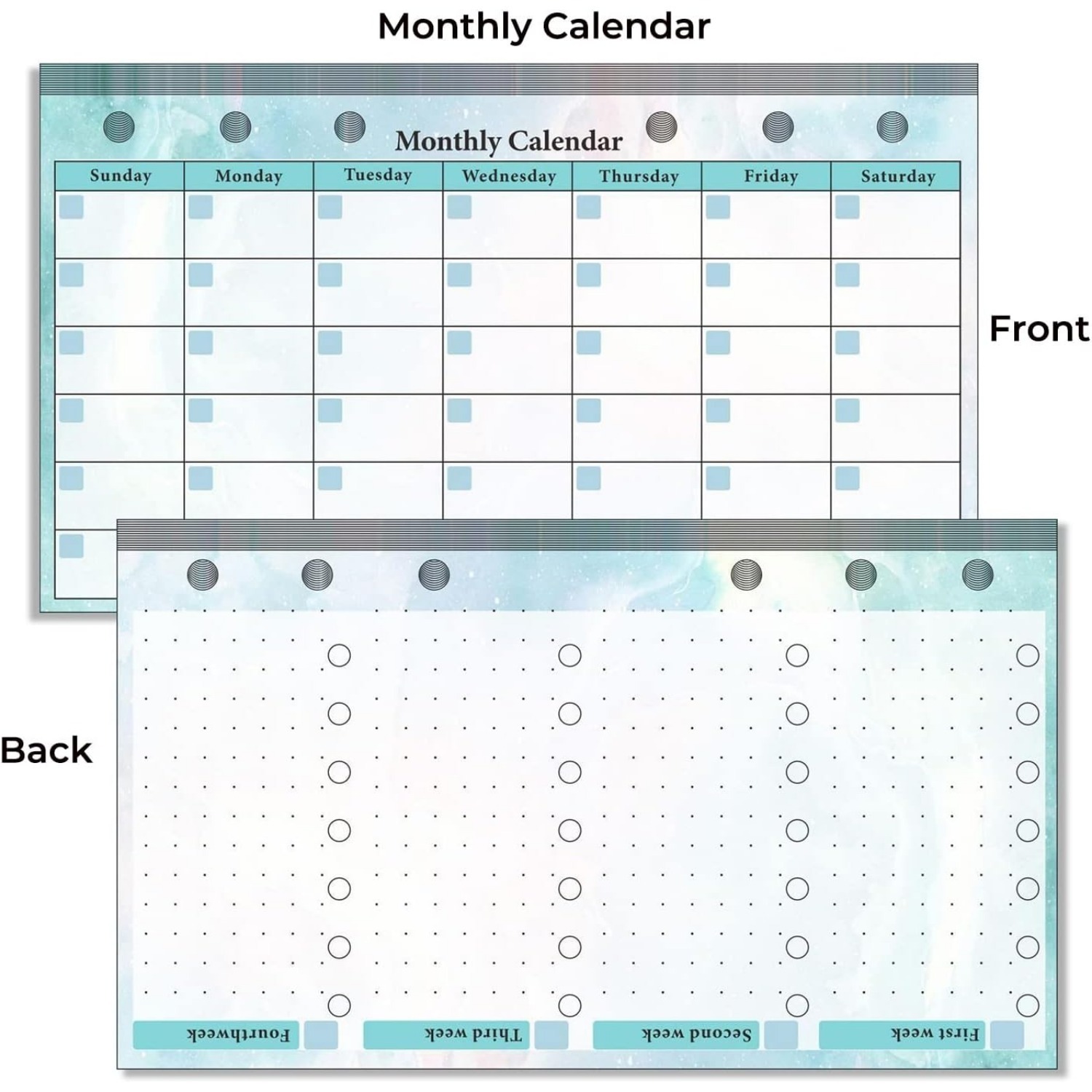 Set of 6-hole A6 binder refill - Planner Weekly Budget incelemesi ve fiyatı