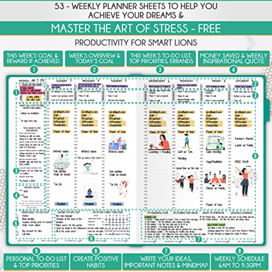 Journal for Men - Undated Dail - Planner Weekly Budget incelemesi ve fiyatı