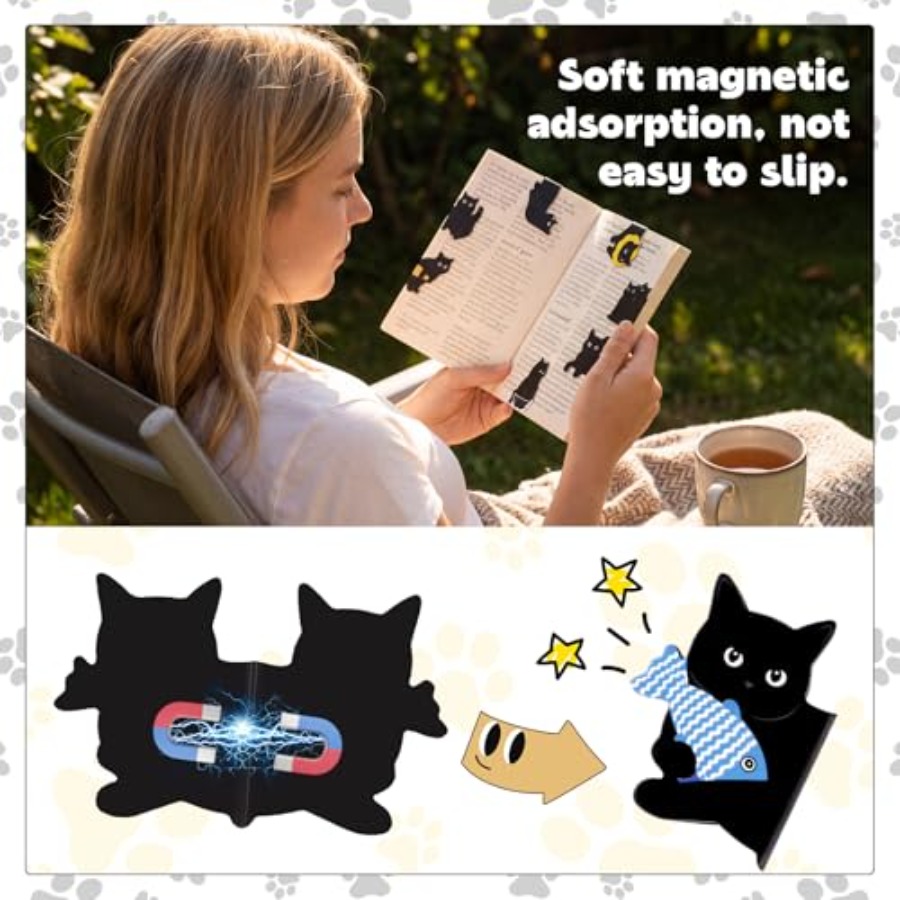 30Pcs Magnetic Bookmarks, Cute - Bookmark Magnetic Clip incelemesi ve fiyatı
