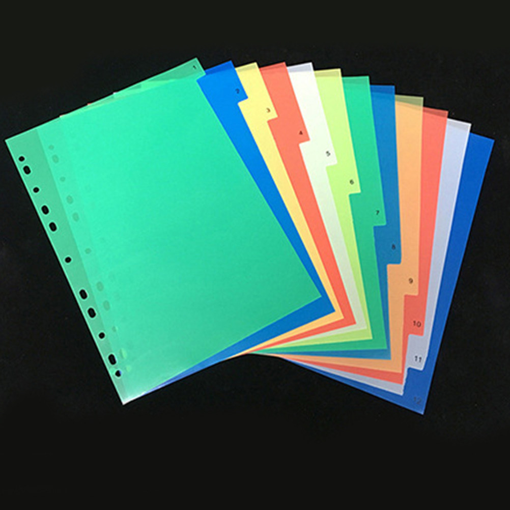 40Pcs A4 Multi Color Binder Di - Index Tab Divider incelemesi ve fiyatı