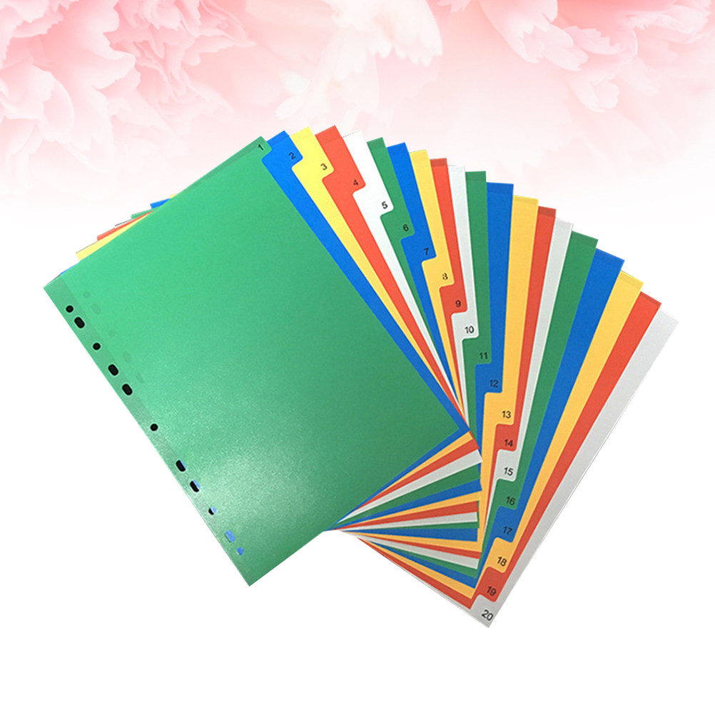 40Pcs A4 Multi Color Binder Di - Index Tab Divider incelemesi ve fiyatı