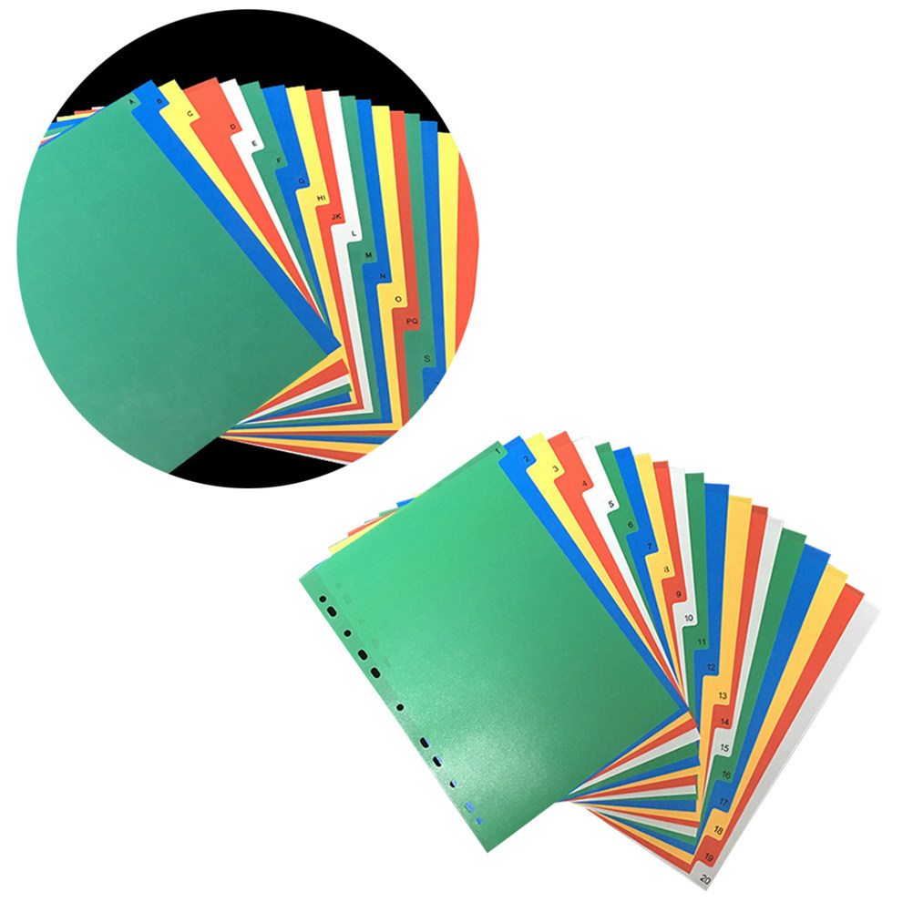 40Pcs A4 Multi Color Binder Di - Index Tab Divider incelemesi ve fiyatı