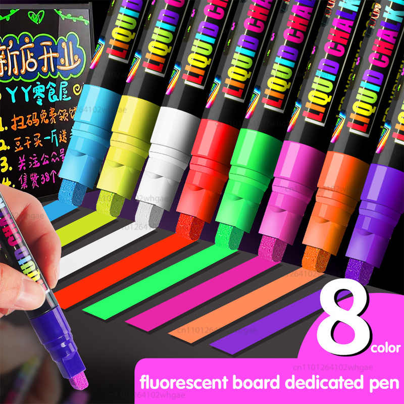 8Color 8mm Liquid Chalk Erasab - Highlighter Set Pastel incelemesi ve fiyatı