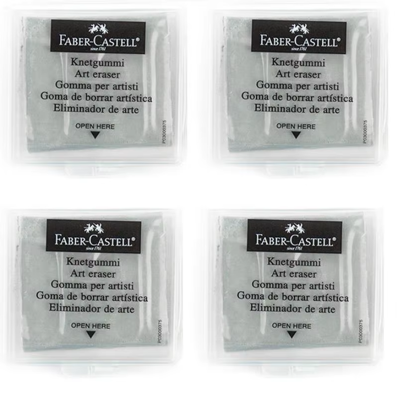 4PC Faber-Castell kneaded Eras - Rubber Eraser Kneaded incelemesi ve fiyatı