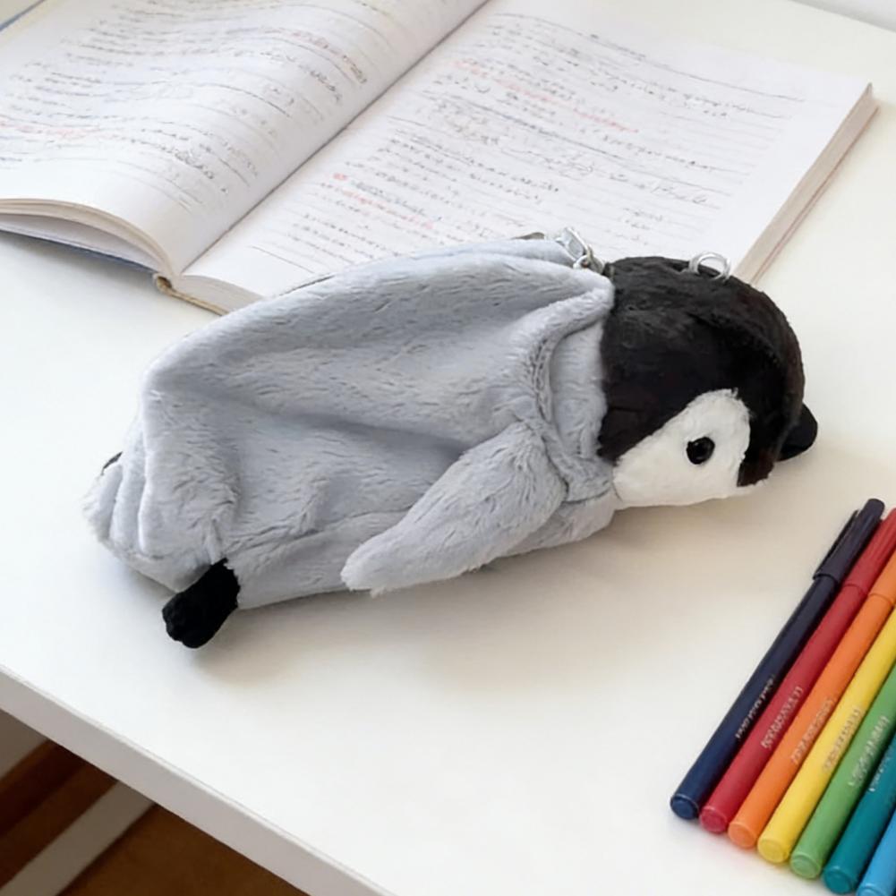 Cute Penguin Pencil Pouch Larg - Stationery Supply incelemesi ve fiyatı