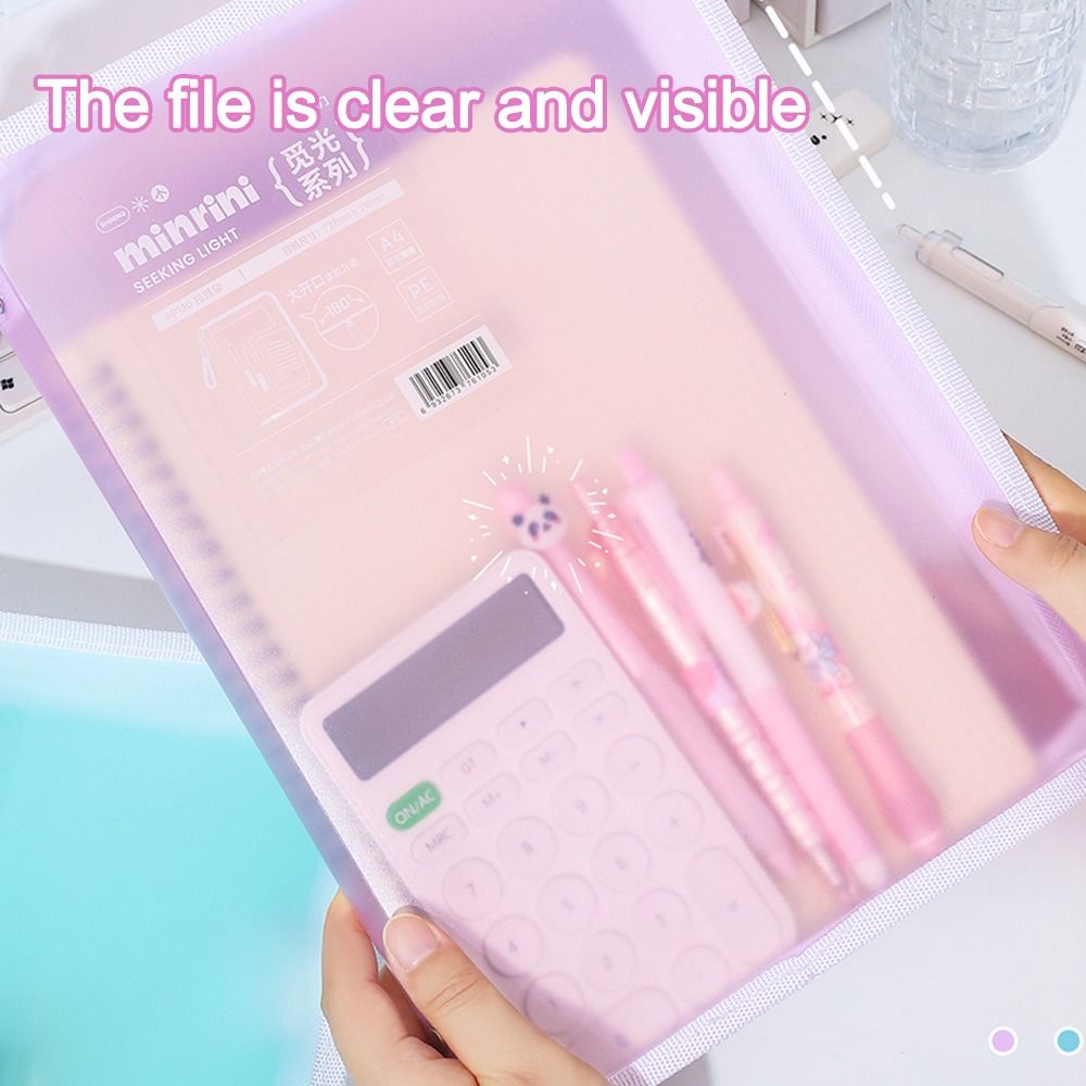 Portable Transparent A4 Zipper - Supply Of Office Stationery incelemesi ve fiyatı