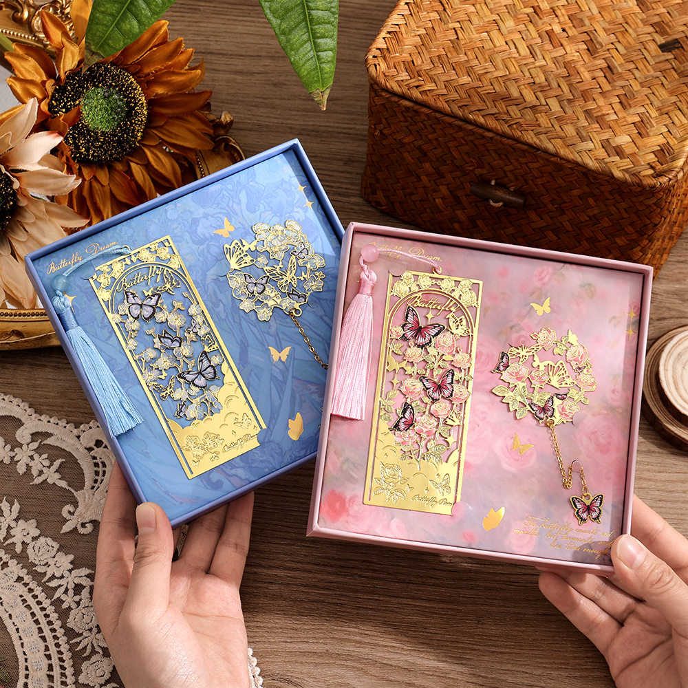 2 Pcs Butterfly Bookmarks With - Stationery Supply incelemesi ve fiyatı