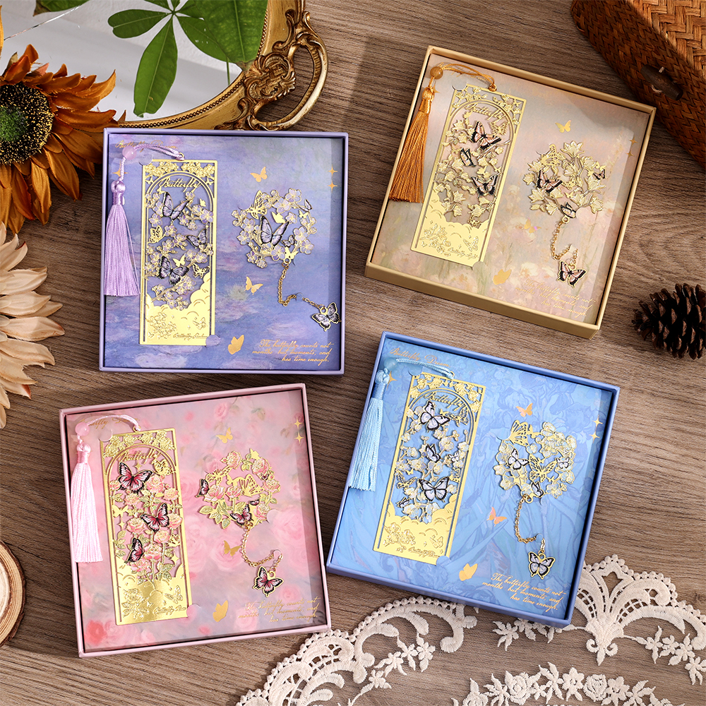 2 Pcs Butterfly Bookmarks With - Stationery Supply incelemesi ve fiyatı