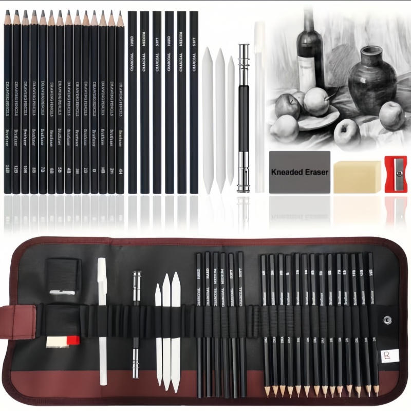 29-Piece Sketching Art Set for - Highlighter Set Pastel incelemesi ve fiyatı