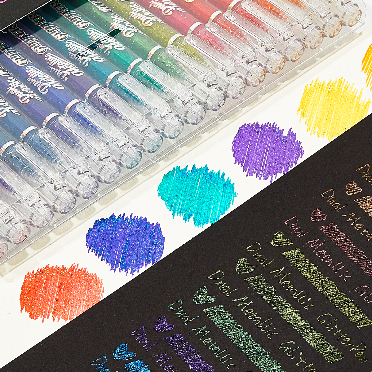 Sparkly Glitter Gel Pens Set 1 - Gel Ink Pen Set incelemesi ve fiyatı