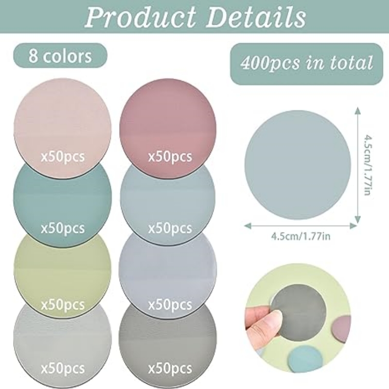 400pcs Morandi Sticky Notes, C - Index Tab Divider incelemesi ve fiyatı