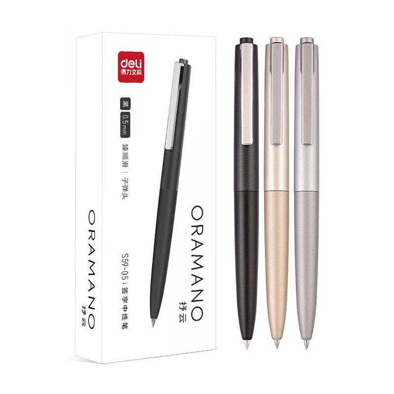 Deli 3pcs 0.5mm/0.7mm Black In - Office Stationery Supply Business incelemesi ve fiyatı
