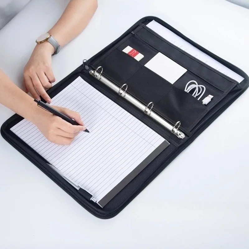 Large Black Business Portfolio - Portfolio Folder Zip incelemesi ve fiyatı