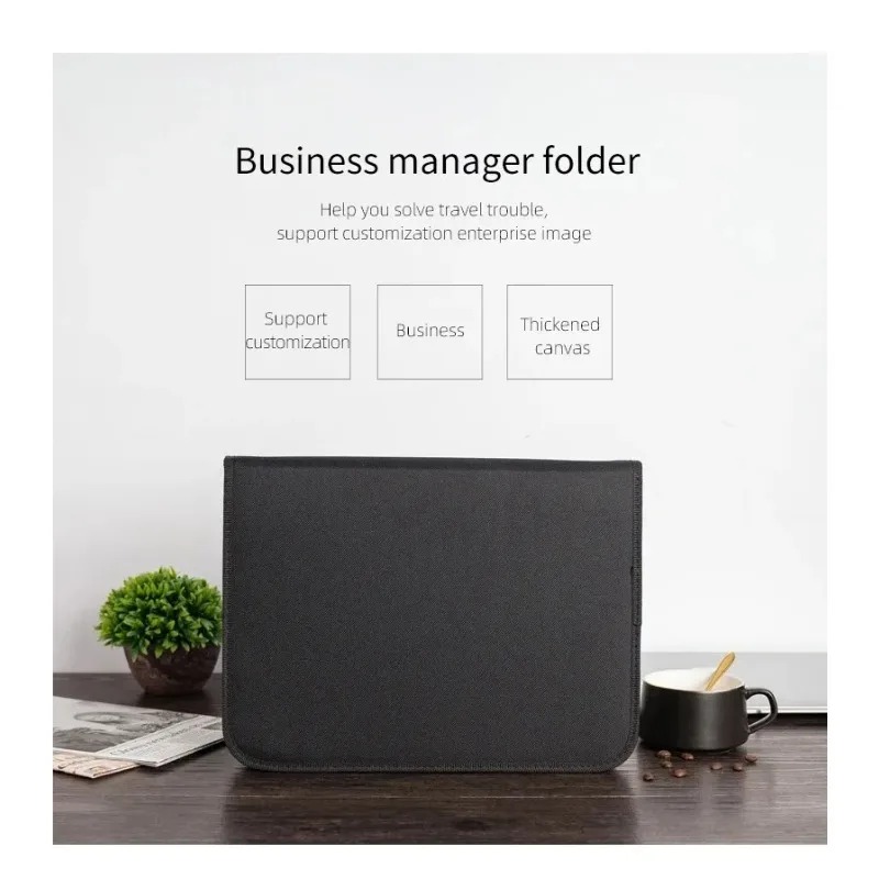 Large Black Business Portfolio - Portfolio Folder Zip incelemesi ve fiyatı