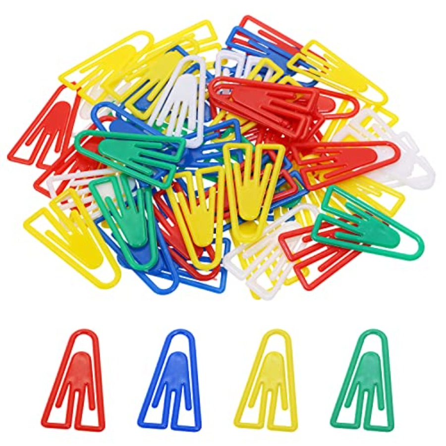 50PCS Plastic Paper Clips Book - Binding Comb Plastic incelemesi ve fiyatı