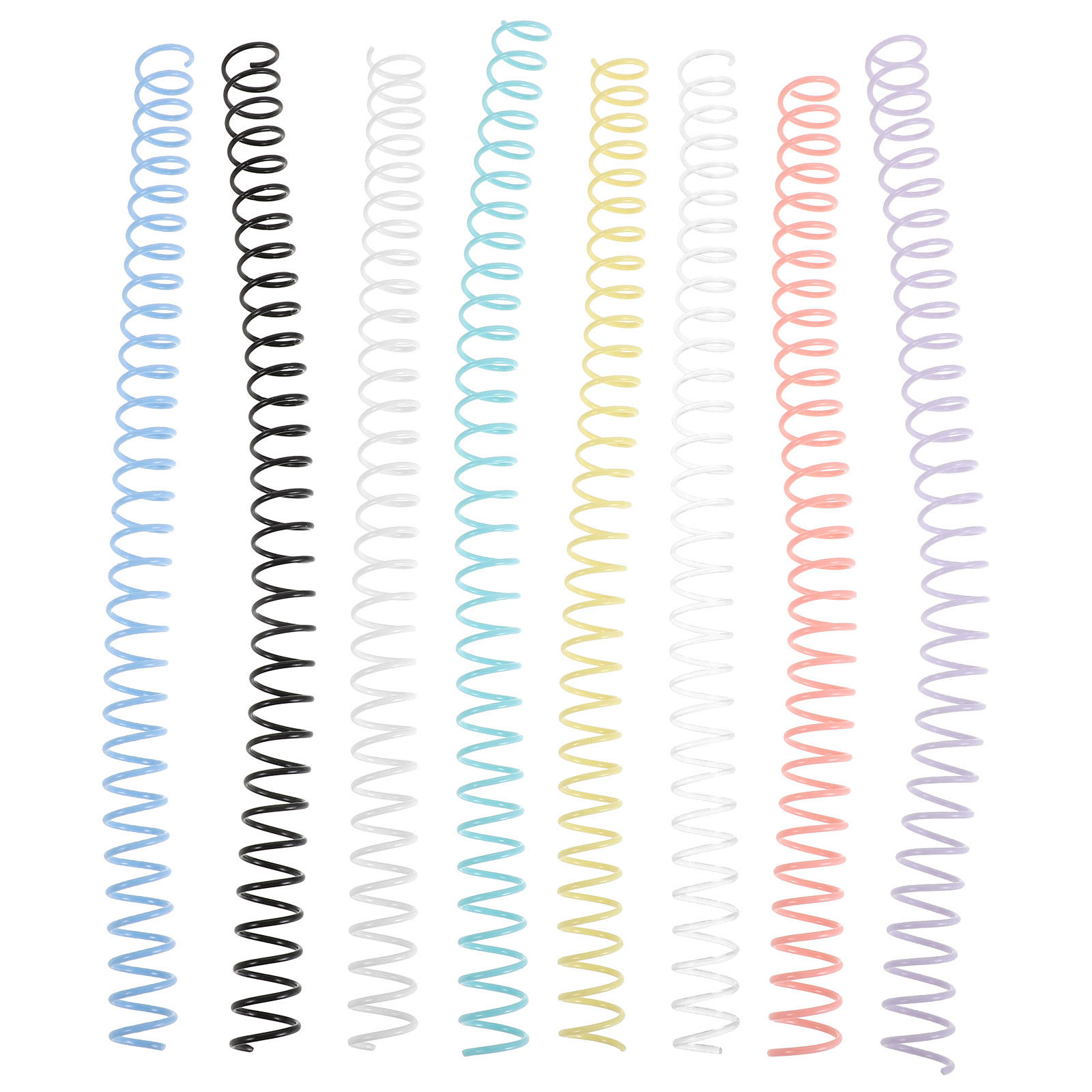 8Pcs Plastic Spiral Binding Co - Binding Comb Plastic incelemesi ve fiyatı