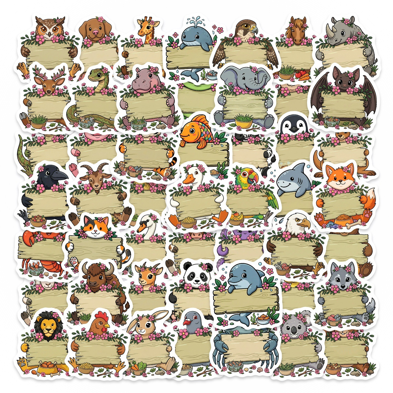 50/100Pcs HD Watercolor Forest - Paper Deal Stationery & Office Supply Kota Bharu incelemesi ve fiyatı