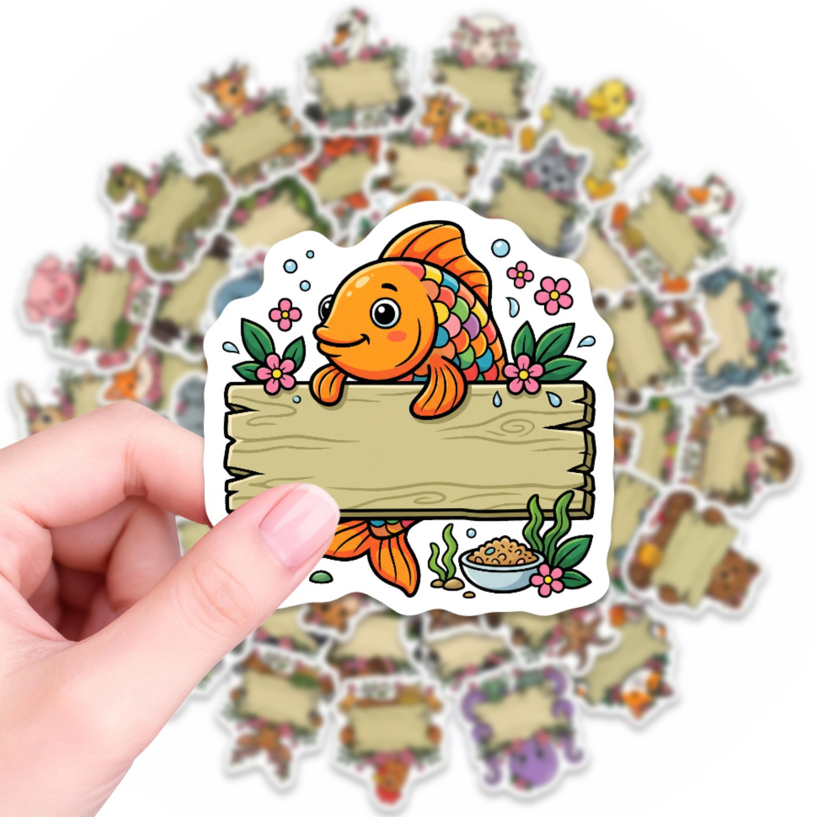 50/100Pcs HD Watercolor Forest - Paper Deal Stationery & Office Supply Kota Bharu incelemesi ve fiyatı