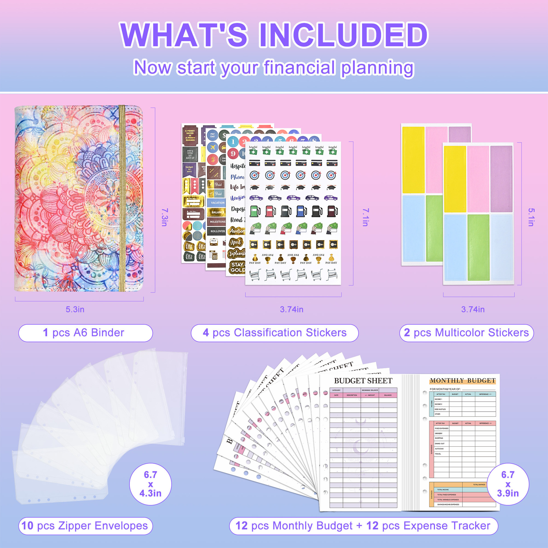 A6 Budget Binder Planner With  - Planner Weekly Budget incelemesi ve fiyatı