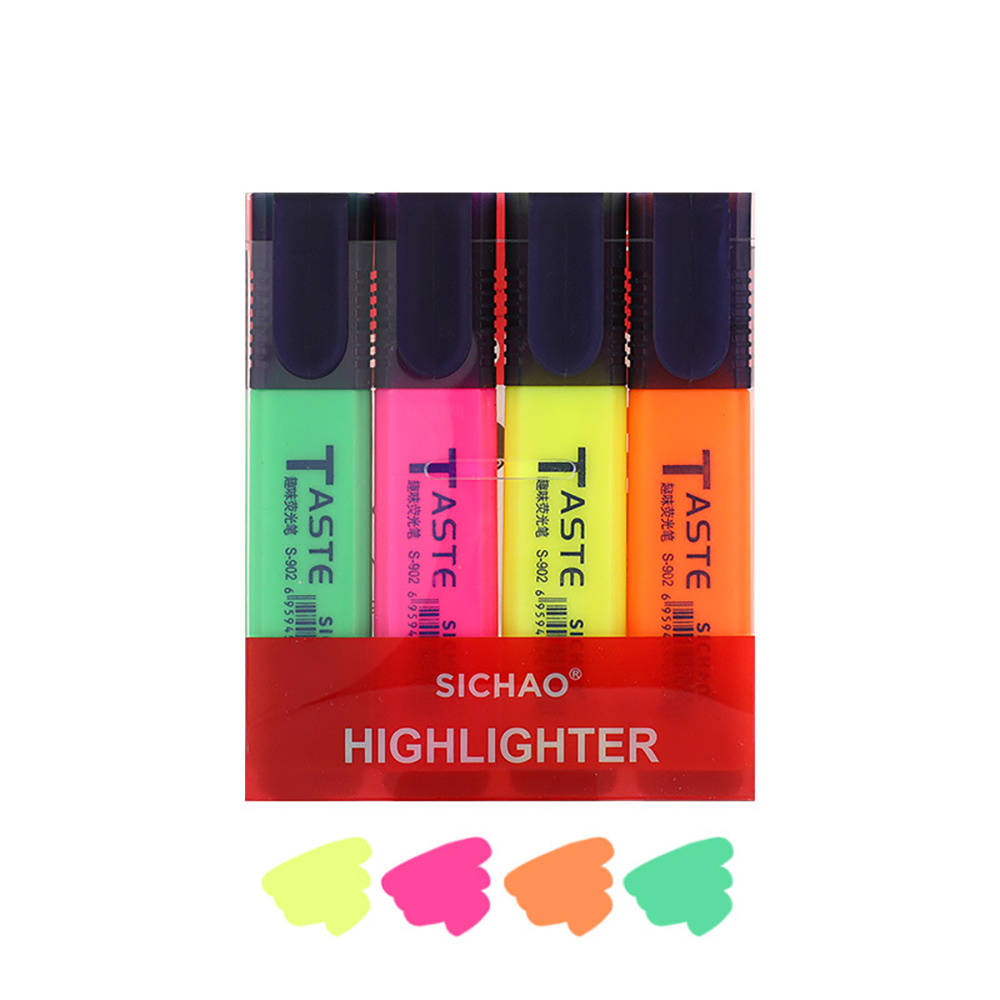 4PCS Fluorescent Highlighter P - Highlighter Set Pastel incelemesi ve fiyatı