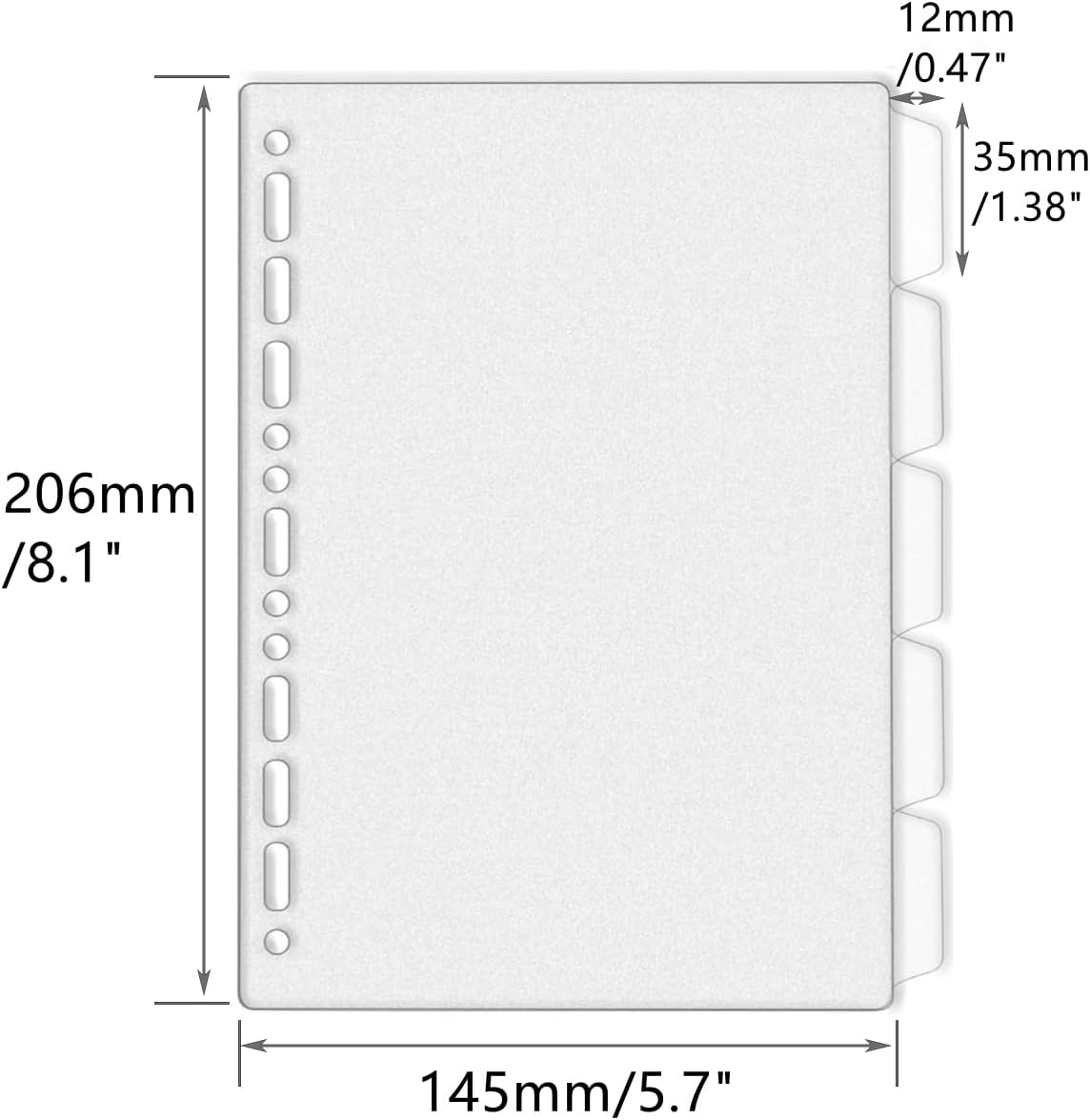 A4 A5 B5 Binder Dividers Gener - Index Tab Divider incelemesi ve fiyatı
