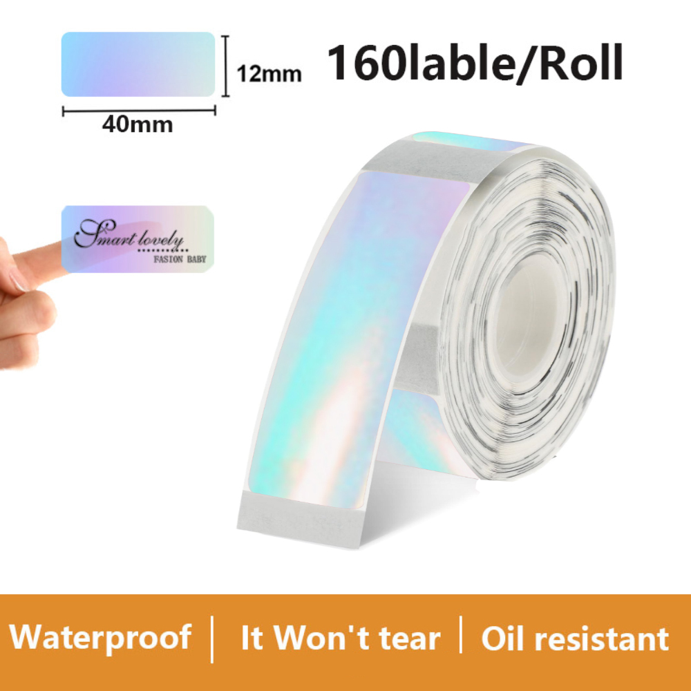 Transparent Label Sticker 12*4 - Label Printer Tape incelemesi ve fiyatı
