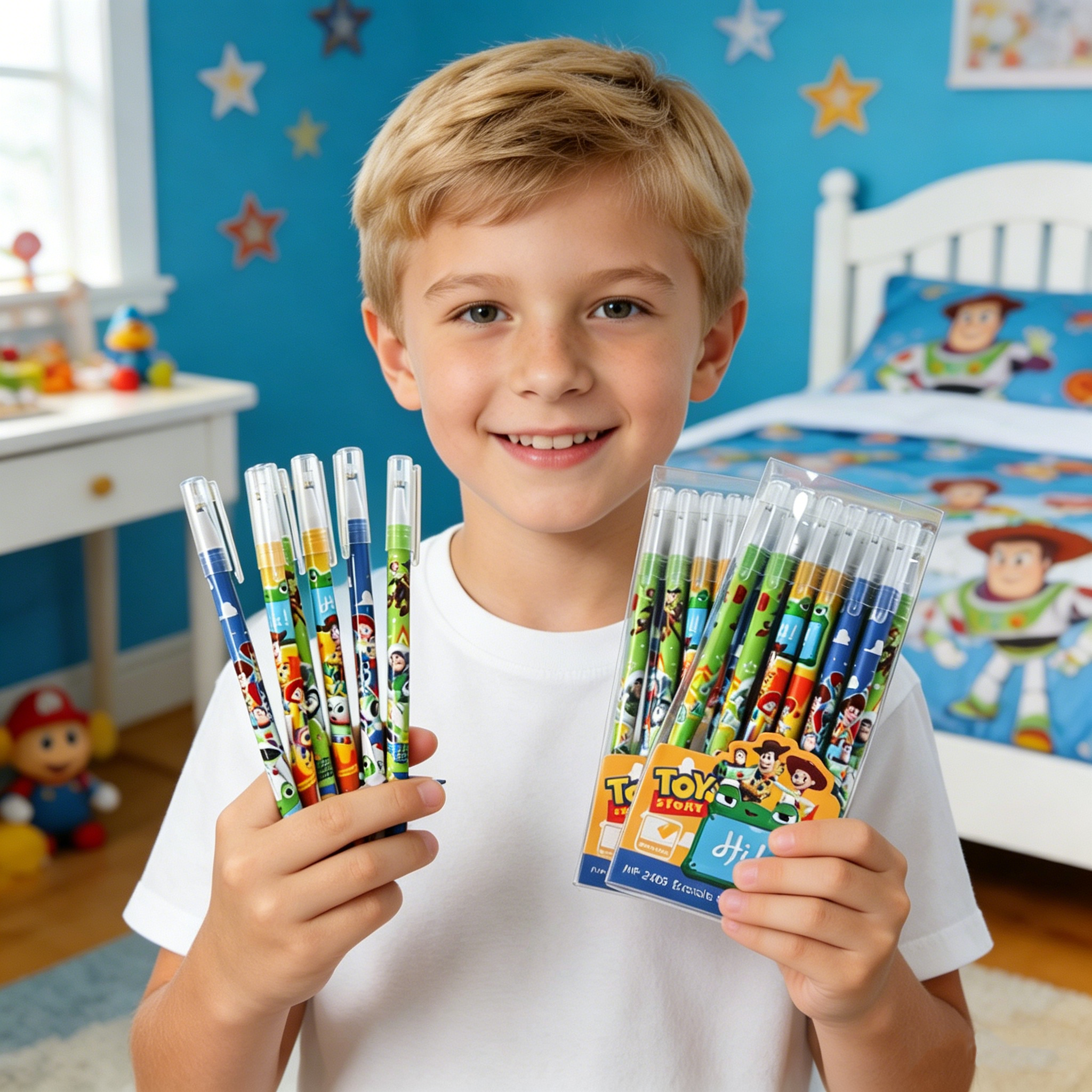 New 6/24pcs Toy Story Magic Er - Gel Ink Pen Set incelemesi ve fiyatı