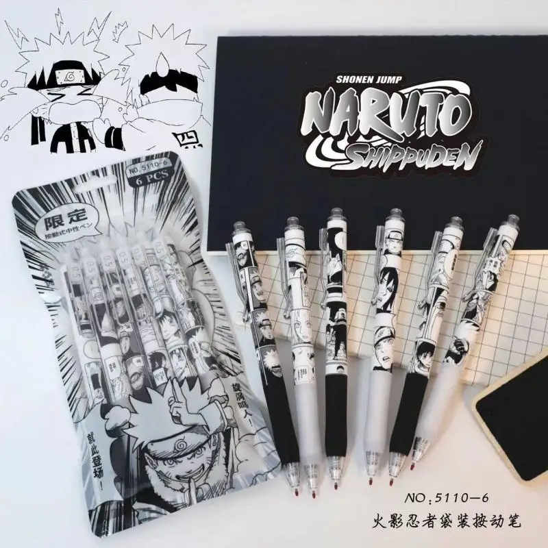 Naruto 6Pcs/set Gel Pen Anime  - Gel Ink Pen Set incelemesi ve fiyatı