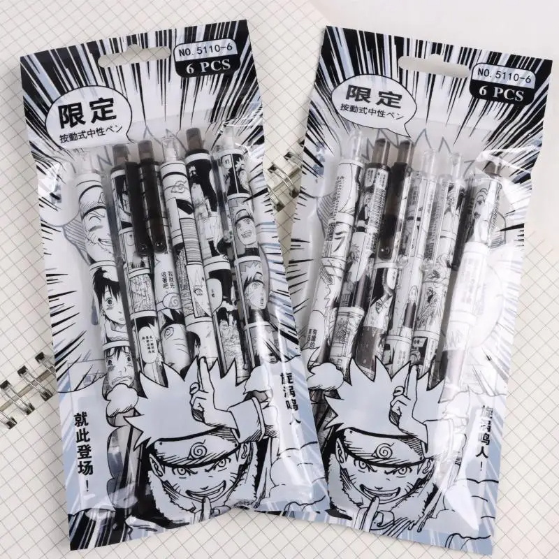 Naruto 6Pcs/set Gel Pen Anime  - Gel Ink Pen Set incelemesi ve fiyatı