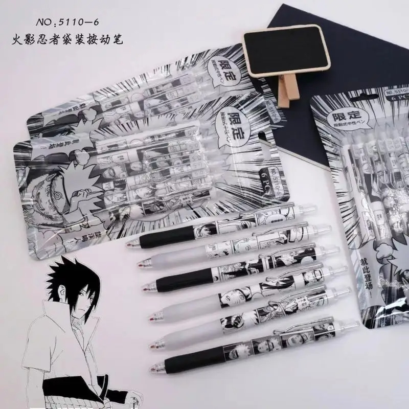 Naruto 6Pcs/set Gel Pen Anime  - Gel Ink Pen Set incelemesi ve fiyatı