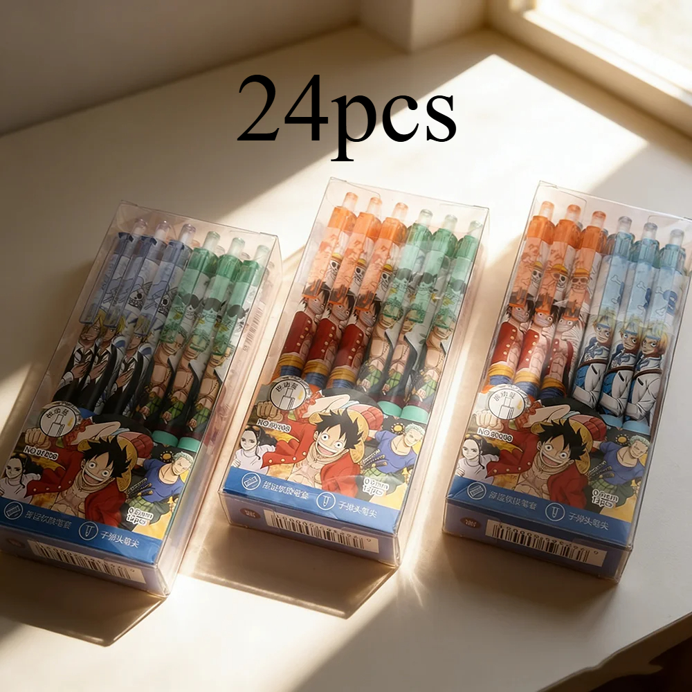 4/12/24Pcs  Anime One Piece Bl - Gel Ink Pen Set incelemesi ve fiyatı