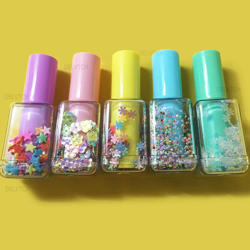 5Pcs Set Mini Sequin Nail Poli - Highlighter Set Pastel incelemesi ve fiyatı