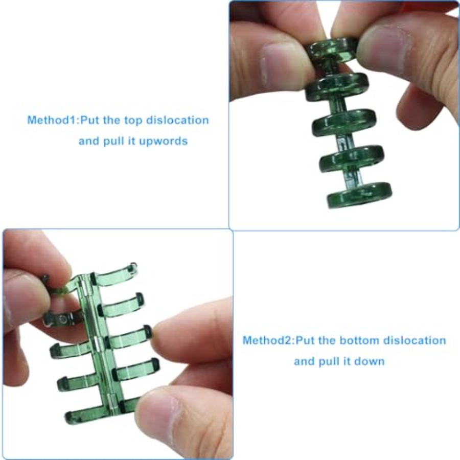 Pcs 5 Ring Loose Leaf Binders  - Binding Comb Plastic incelemesi ve fiyatı