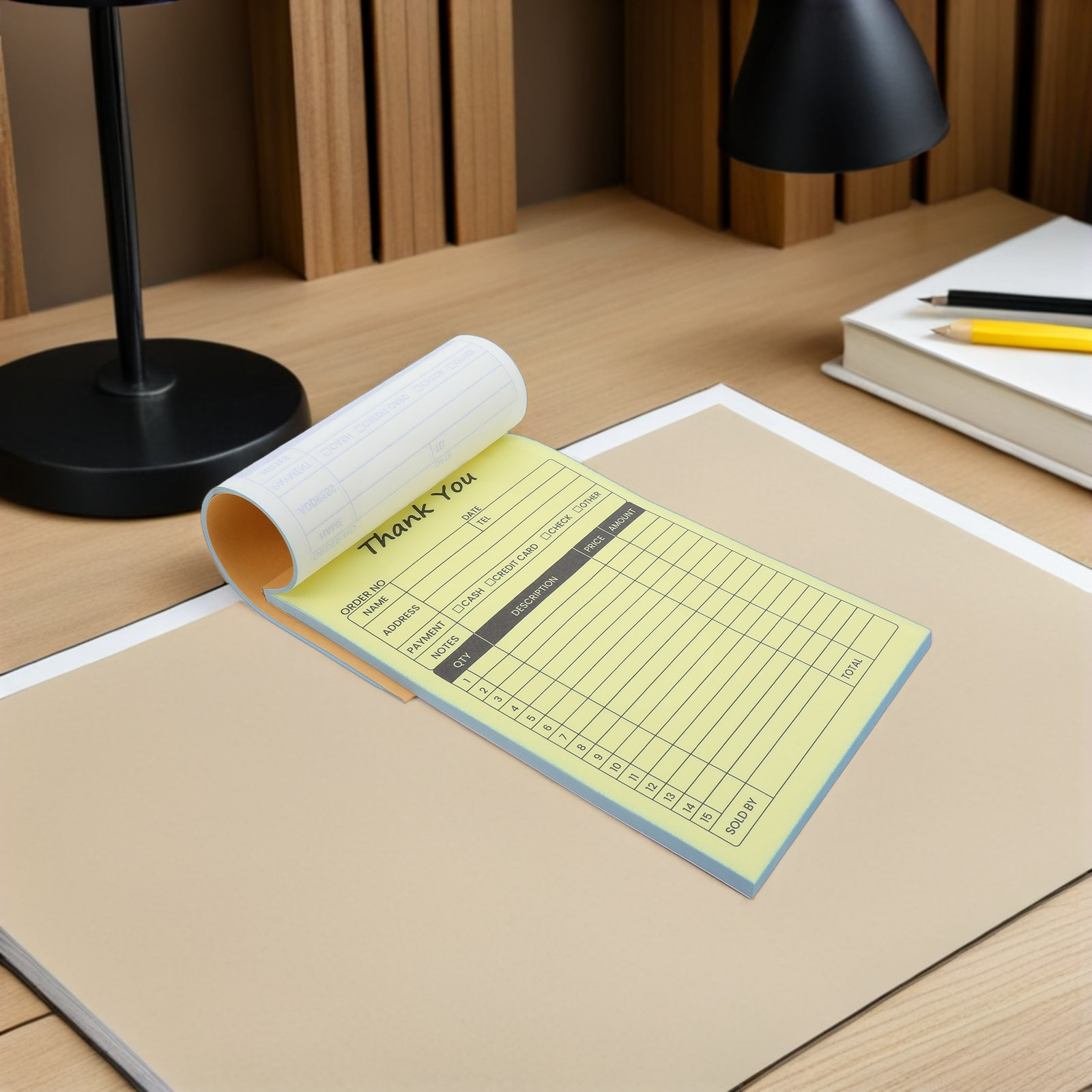 2Pcs Invoice Receipt Book Carb - Carbon Copy Book incelemesi ve fiyatı