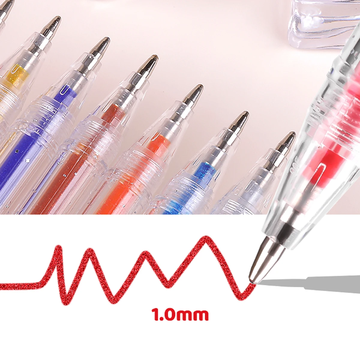 8-60 Colors Glitter Gel Pen Se - Highlighter Set Pastel incelemesi ve fiyatı