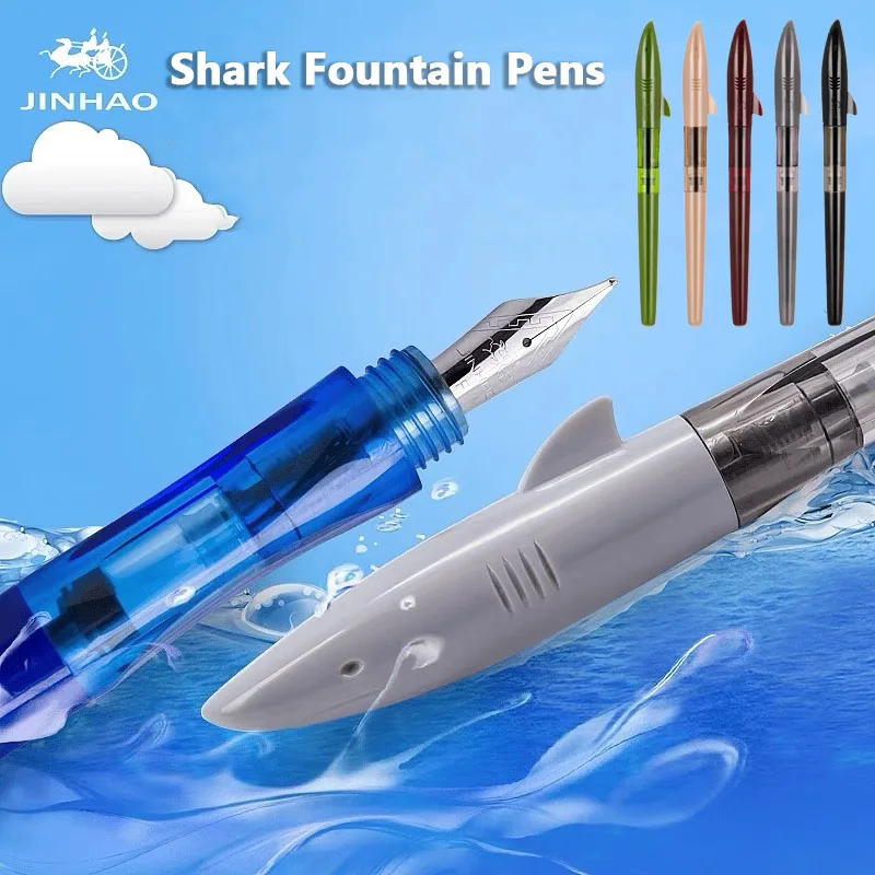 Jinhao Cute Shark Fountain Pen - Office Stationery Supply Business incelemesi ve fiyatı