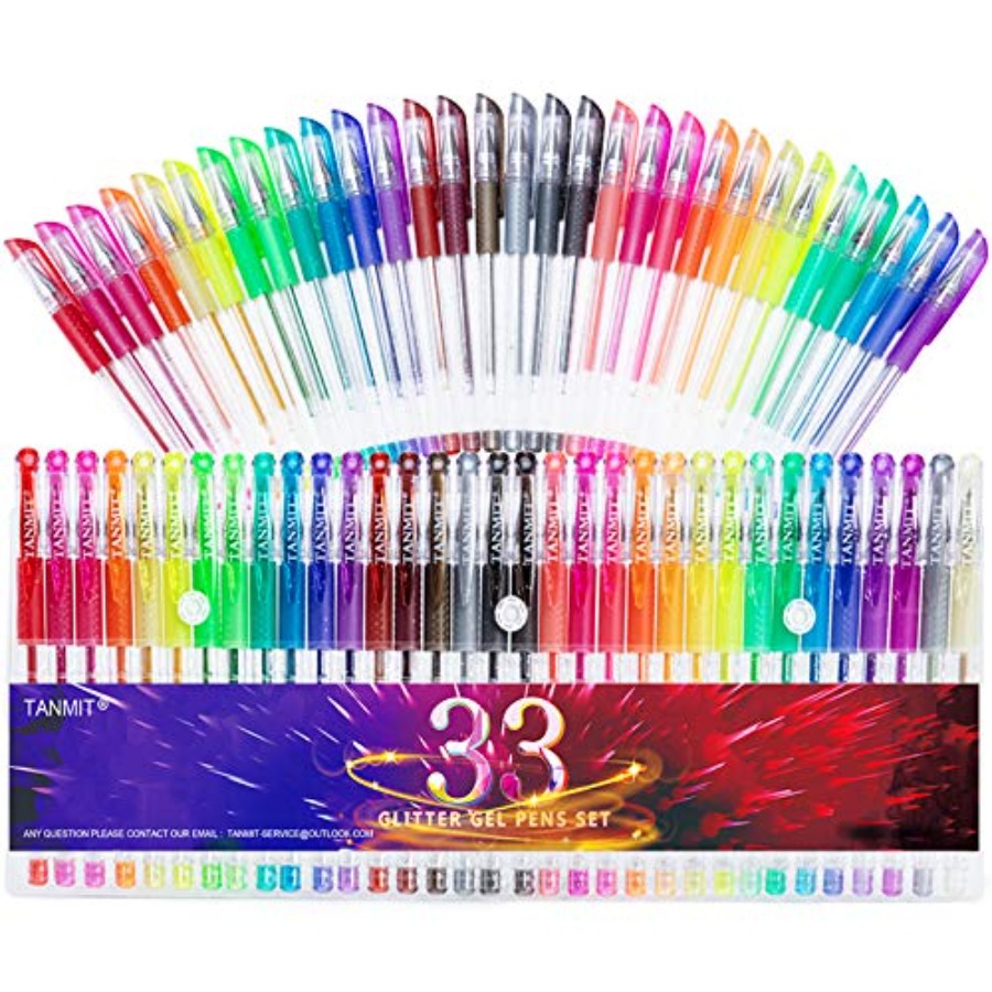 Glitter Gel Pens, Neon Glitter - Gel Ink Pen Set incelemesi ve fiyatı