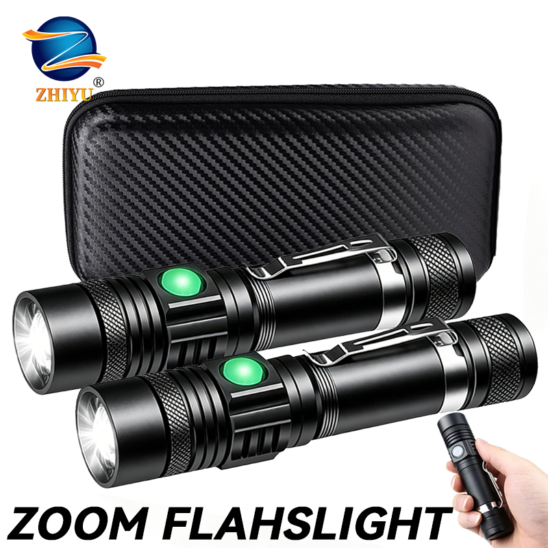 T6 LED Rechargeable Flashlight - Stationery Supply incelemesi ve fiyatı
