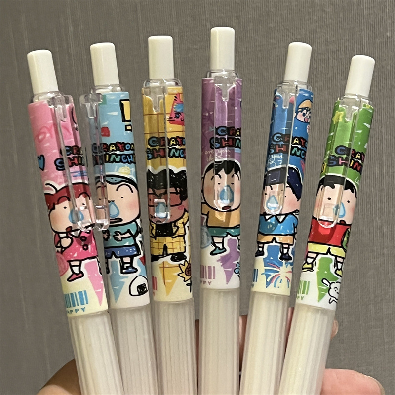 6pcs Crayon Shin-chan Student  - Gel Ink Pen Set incelemesi ve fiyatı