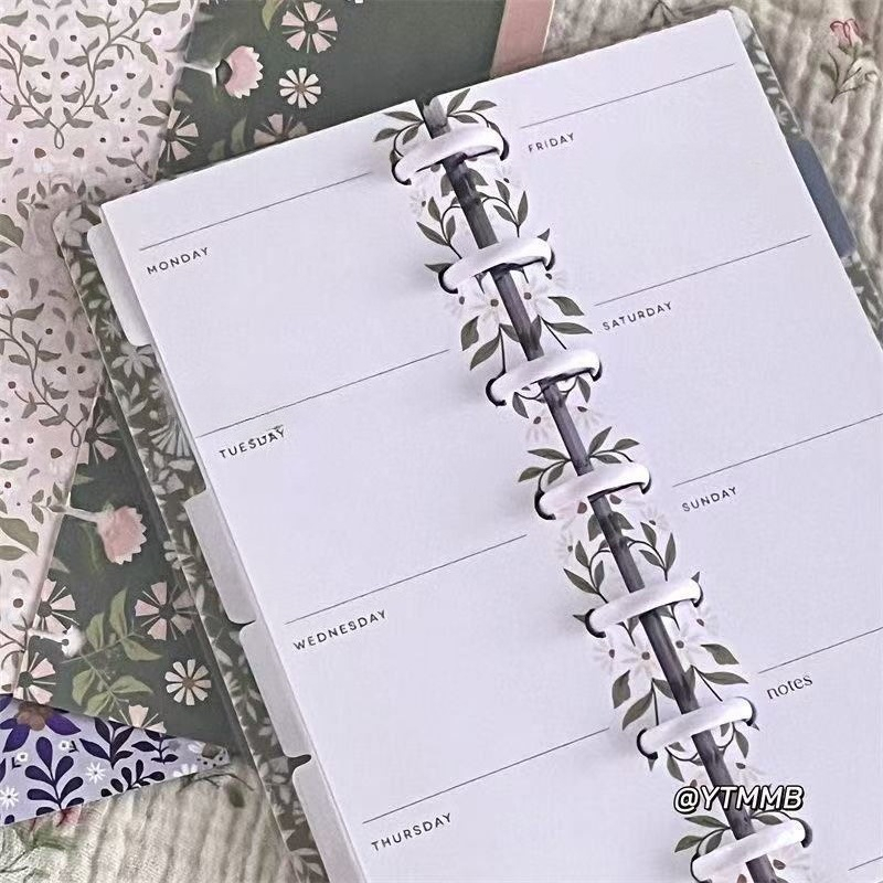 Slim Type Mushroom Hole Loose  - Planner Weekly Budget incelemesi ve fiyatı
