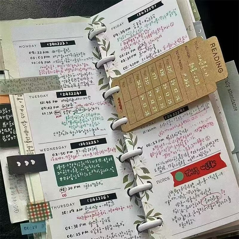 Slim Type Mushroom Hole Loose  - Planner Weekly Budget incelemesi ve fiyatı